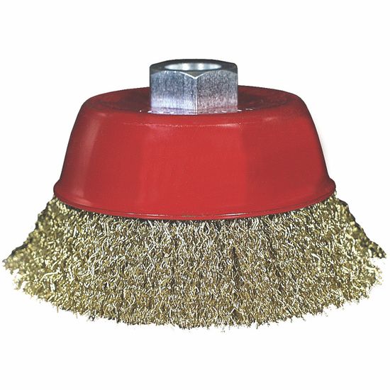 Wire Cup Brush Crimped 100mmxm14 Blister